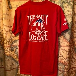 Limited Edition Flag Salty Dog Cafe T 4th of July